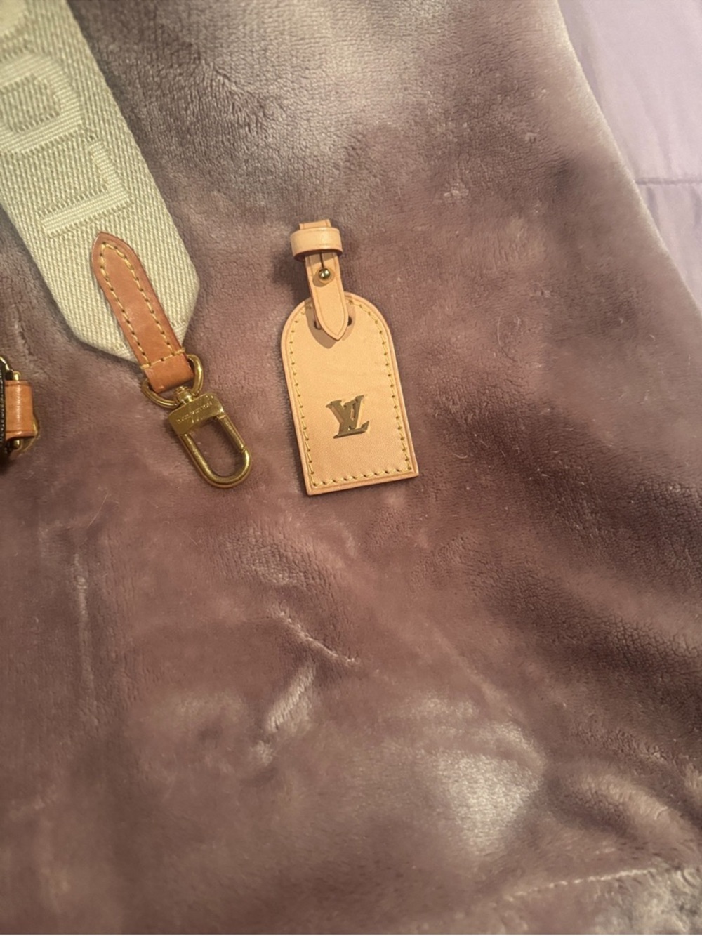 Louis Vuitton Monogram Crossbody in Brown with Tan and Gold Accents. Strap added - Picture 4 of 14